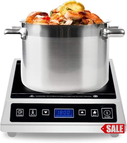 3500W Commercial Induction Countertop Burner Professional Portable 240V Induction Cooktop