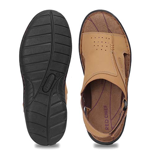Image of Red Chief Leather Casual Sandal for Men RC3561