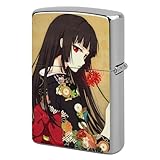 ライターケース 地獄少女 閻魔あい 浴衣 和風 タバコ具の個性的な外殻に互換性のある蓋、錆びにくく耐摩耗性のある金属材料、外部保護が強固で耐久性があり、両面印刷で装飾品としても適しており、アウトドア活動に適しています。