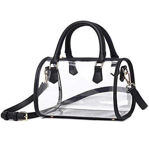 Women Clear Shoulder Bag Transparent Handbag and Purses PVC Crossbody Bags Purses