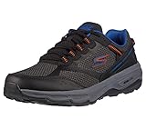 Skechers Men's Go Run Altitude - Trail Running Walking Hiking Shoe with Air Cooled Foam, Black/Orange, 10.5 X-Wide