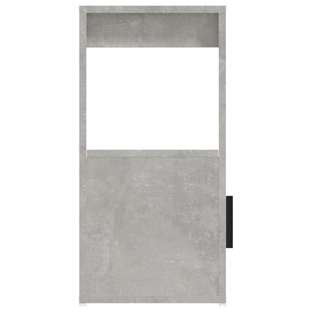 vidaXL Buffet Armoire de Rangement Organisateur de Maison Meuble de Rangement Armoire de Salon Gris Béton 80x30x60 cm Bois d'Ingénierie