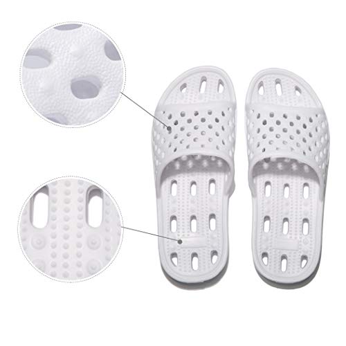 Image of WOTTE Shower Sandals Women Quick Drying Bath Slippers Non Slip Dorm Shoes