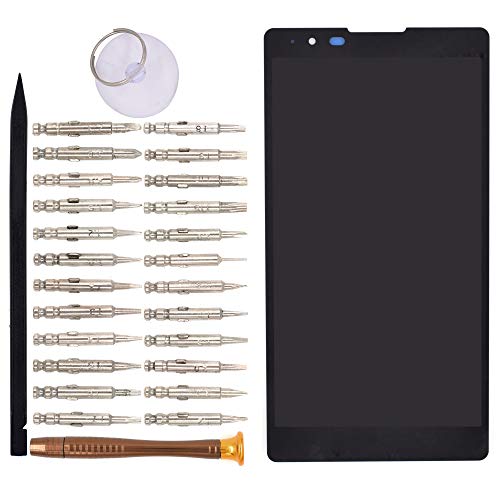 Image of LCD Screen Display with Digitizer Touch Panel Without Bezel Frame for LG X max K240(Black)