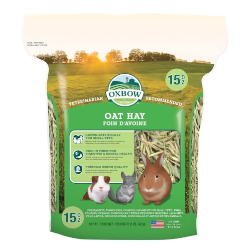 Oxbow Oat Hay, Rabbit & Guinea Pig Hay, High Fiber...