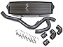 Rev9 ICK-056-BLACK ICK-056-BLACK Front Mount Intercooler Kit, Stealth Black FMIC Performance Upgrade, Bolt On, compatible with Ford Focus ST 2013-18