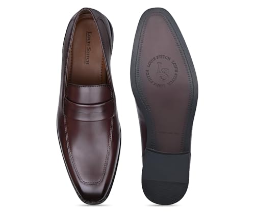 Image of LOUIS STITCH Formal Shoe for Men Shoes |Breathable Lining, Moccasins Style | Comfortable for Business, Casual, Parties (SX MC)