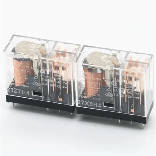 Relé de potencia de 5V CC componente electrónico de 8 pines para PCB 4