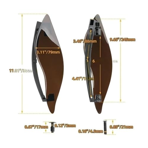 Déflecteur pare-brise moto carénage réglable accessoire protection vent Street Glide 2014 - 5
