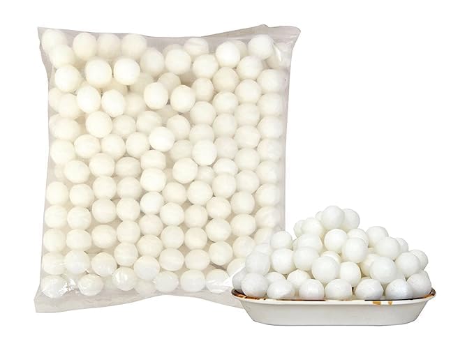 Divshana Naphthalene Balls White Kapoor Goli Stain-Free Insect Repellant Mothballs Sanitary Cubes for Commercial Use Cloth Wardrobe, Almirah, Bookshelves, & Drawers- 100g Pack of 6 (Total 600gm)-image-20