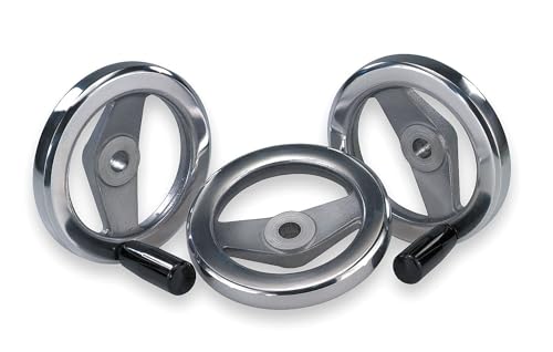 Two Spoke Wheel, Fixed Handle, 3.94, 0.5