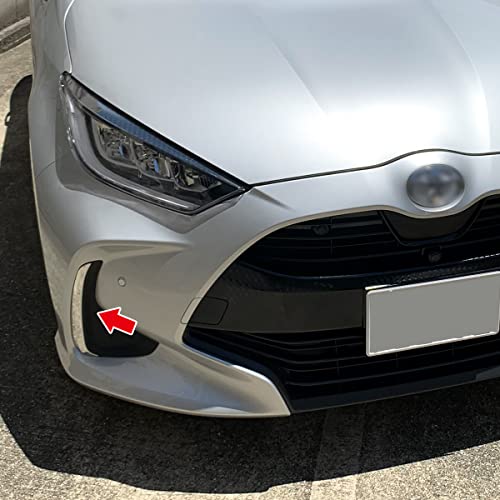 oi-trading トヨタ ヤリス YARIS 2020年2月〜 フロントリップカバー バンパープロテクター ガーニッシュ 傷付き 【楽天市場】【大決算セール 15%OFF】 人気！送料無料 トヨタ ヤリス YARIS 2020年2月〜 センサー付き車用 フロントバンパーグリルカバー  ガーニッシュステンレス製 鏡面 メッキモール 飾り 装飾 カスタム パーツ ドレスアップ アクセサリー KSP210 ...