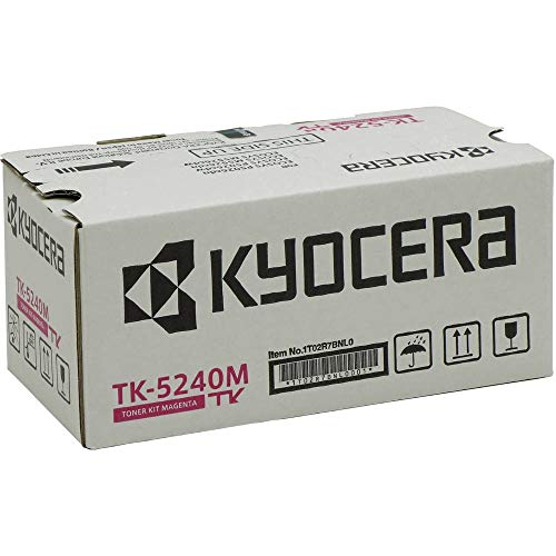 Toner Kyocera TK-5240M d'origine. Magenta, 3.000 pages ISO 19798, compatible imprimante ECOSYS P5026cdw, M5526cdn
