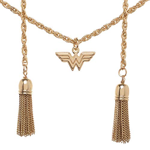 Bioworld DC Comics Wonder Woman Lasso of Truth Charm Necklace