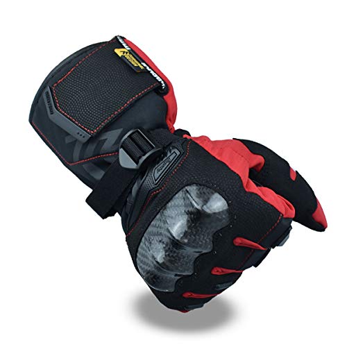 MADBIKE - Guanti invernali da moto in fibra di