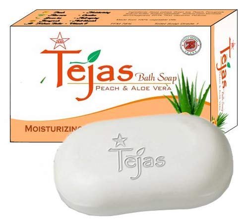TEJAS BATH SOAP(PEACH & ALOE VERA)75 GM(PACK OF 4)-image-25