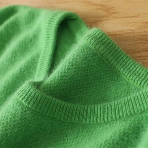Men's Autumn and Winter Sweater Solid Color Knit Jumper Large Size Cashmere Loose Casual Base Top2