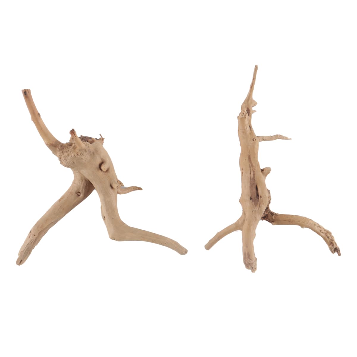 Lot de 6 branches de bois flotté naturel pour aquarium, décorations pour aquariums et habitats de reptiles