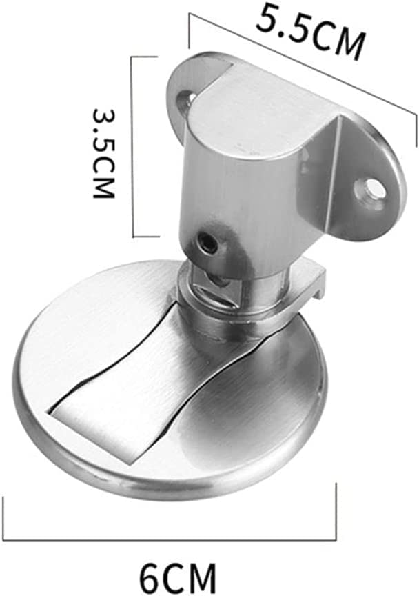 Tope de puerta magnético de suelo JCAKES anticolisión ajustable e invisible para interiores 7