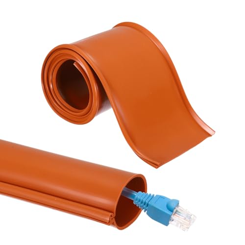 Gaine de gestion de câbles haute tension en matériau isolant flexible MECCANIXITY 1m