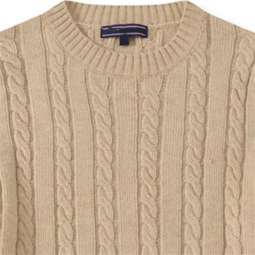 Men’S Round Neck Pullover Knitted Sweater Fashionable Top Casual Autumn Winter Sports 7