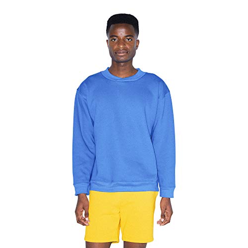 Colletto alla moda incrociato American Apparel Men\'s Flex-Fleece Crossneck Long Sleeve Pullover