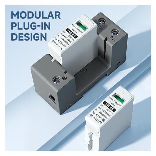 Protector sobretensión CC 2P SPD 800V para pararrayos y protección solar fotovoltaica 3
