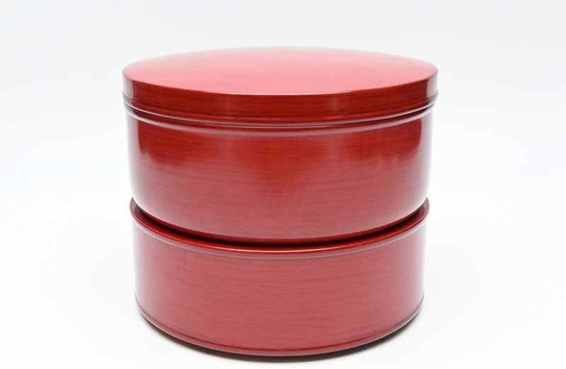 重箱 香川漆器 壱岐 後藤塗 二段丸重 一和堂作 天然木