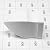 1 1/2" x 1 1/2" Gothic Vinyl Picket Fence Caps | Pack of 5 | White