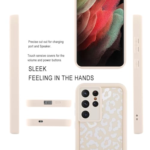 Image of Compatible with Samsung Galaxy S21 Ultra Case, White