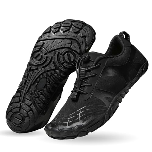 HiGropcore Barefoot Trail Running Shoes | Womens Mens Wide Toe Box Zero Drop Minimalist Slip on Shoes | Hike Barefoot Outdoor Shoes