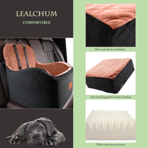 Lealchum Dog Booster Car Seat with 3 Straps