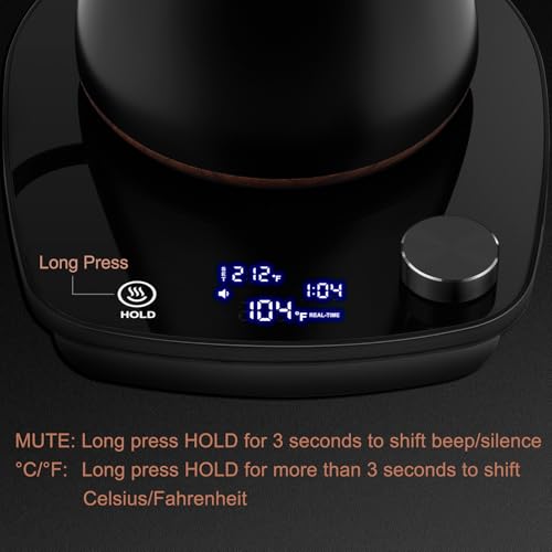 YDDZZM Electric Gooseneck Kettle 0.9L – Precise Variable Temperature — view 7