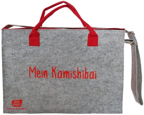Umhängetasche 'Mein Kamishibai'. Modell 2019, Gris