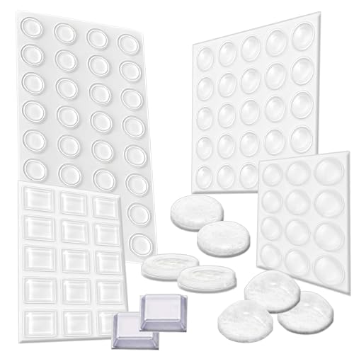 ✮Garantie A Vie✮-CZ Store®-Pieds adhesifs|Lot de 107 PCS/4 Tailles|✮Marque Française✮-butee pour Protection Meuble/Mur/Porte-butoir adhesif...