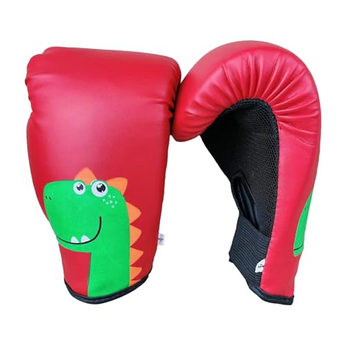 Guantes de Combate para niños - Mitts para Golpes de niños, Guantes de Pelea Junior | Guardias manuales de PU, Guantes de Karate y Acolchados, Guantes de Boxeo de Envoltura Seguro, Equipo