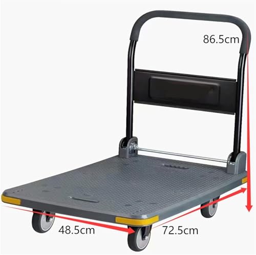 Carretilla plataforma plegable con capacidad 150 kg miniatura 2