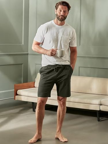 Image of Nobero V2 Shorts for Men | Zip Pocket Shorts | Regular Fit | Elasticated Waist | Soft & Breathable Fabric | Casual Everyday Wear