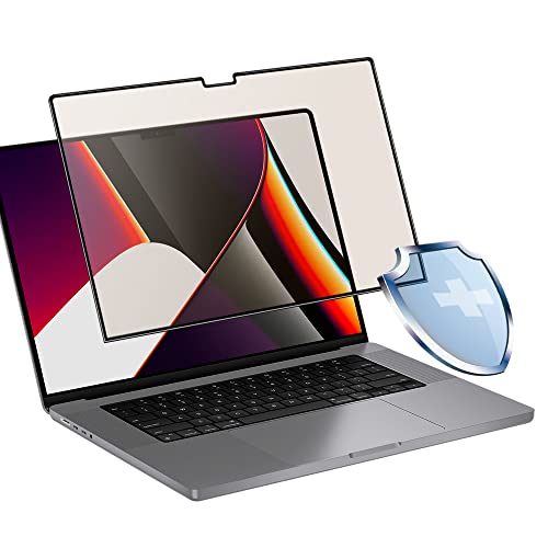 PERFECTSIGHT [Medical-Grade] Anti Blue Light Screen Protector Compatible with MacBook Pro 16 inch 2021, [Eye Protection, Anti Eye Stain] Matte Anti Glare Blue Light Block Tempered Glass (16.2" 1 Pack)