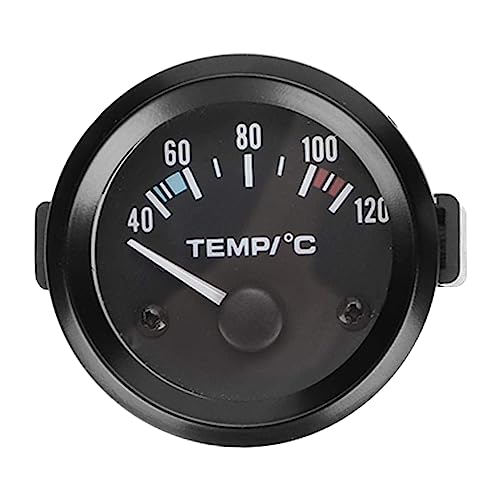 Voarge Instrumentos de coche, 12 V, 5 cm, universal, puntero de temperatura del agua del coche,sensor para coche digital LED univer