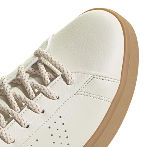 adidas Men's Advantage Base 2.0 Shoes, Off White Off White Focus Orange, 5.54