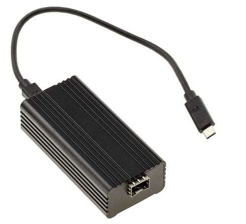 Convertisseur fibre 10G SFP+ USB4 Thunderbolt châssis en aluminium fanless haute conductivité