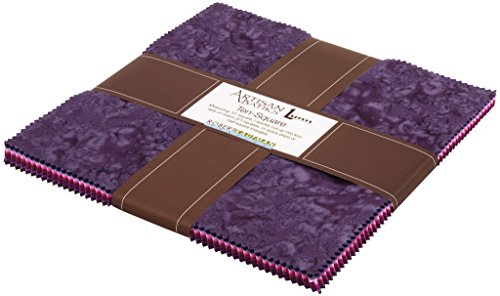 Robert Kaufman Fabrics Artisan Batiks: Prisma Dyes, Plum Perfect Colorstory 42 Pcs / 2.52 Yards, Assorted Colors (T0810226) #TOP16