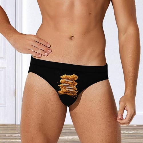 Chicken Tenders Mens Swim Briefs Quick Dry Triangle Trunks Swimsuit Swimming Bikini Swimwear4