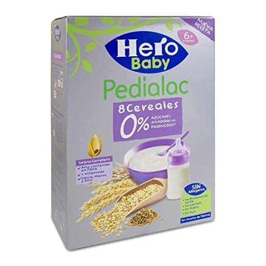 Hero Pedialac 8 Cereales, 0% Azúcares, 340 gr