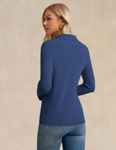 Image of GRACE KARIN Women Fall Long Sleeve V Neck Collar Knit Pullover Sweaters