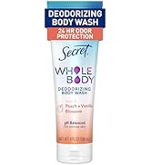 Secret Feminine Wash, 24 HR Deodorizing Feminine Body Wash for Women, Removes 6x Causes of Odor, ...