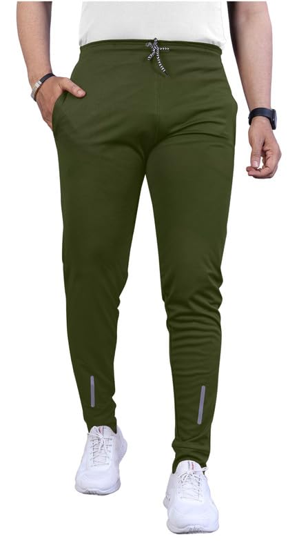 Image of NoseQueen Regular Track Pants for Man | Men Trackpant | Night Pants for Man with with Zippered Pockets, Drawstring Waist