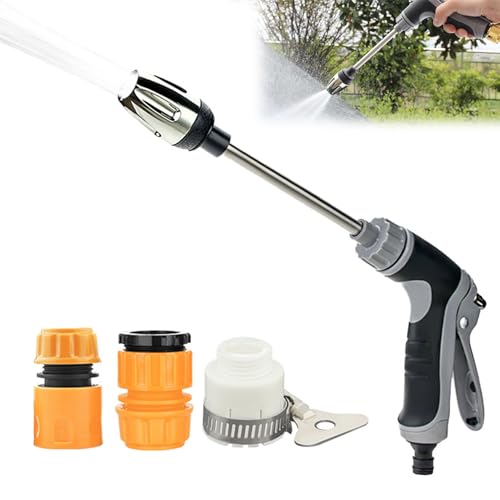 1PCS Waterblitz Pressure Washer Water Blitz Pressure Washer Waterblitz High Pressure Water Gun Water Blitz Hose Nozzle with 360 Rotating for Three Spray Modes